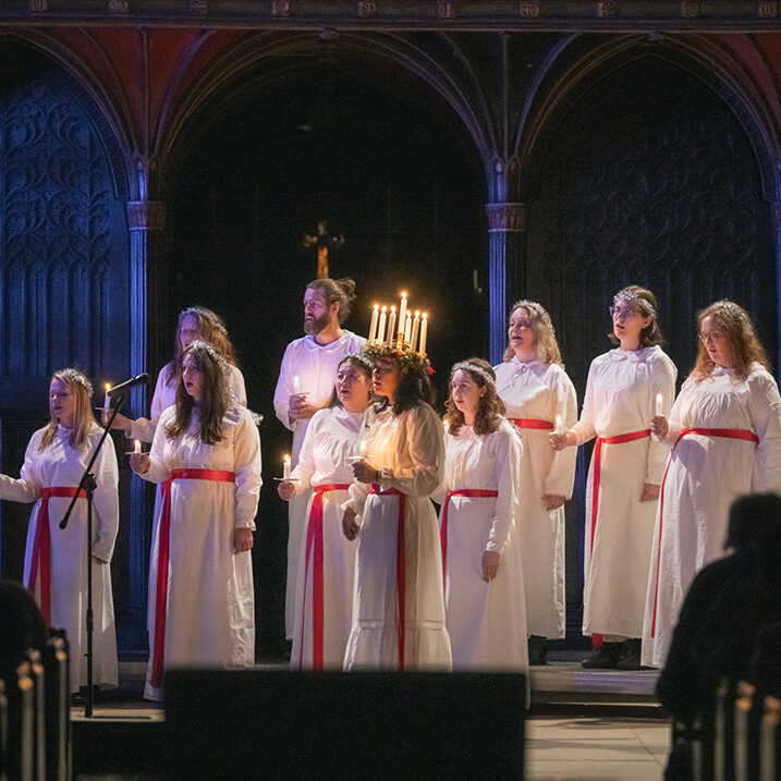 Sankta Lucia at Hexham Abbey
